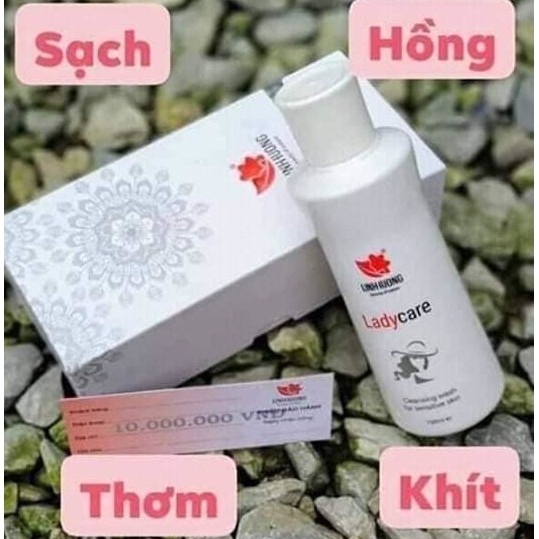 Dung dịch vệ sinh Lady Care Linh Hương chính hãng 150ml Gel phụ khoa chống viêm Sạch - Hồng - Thơm - Khít