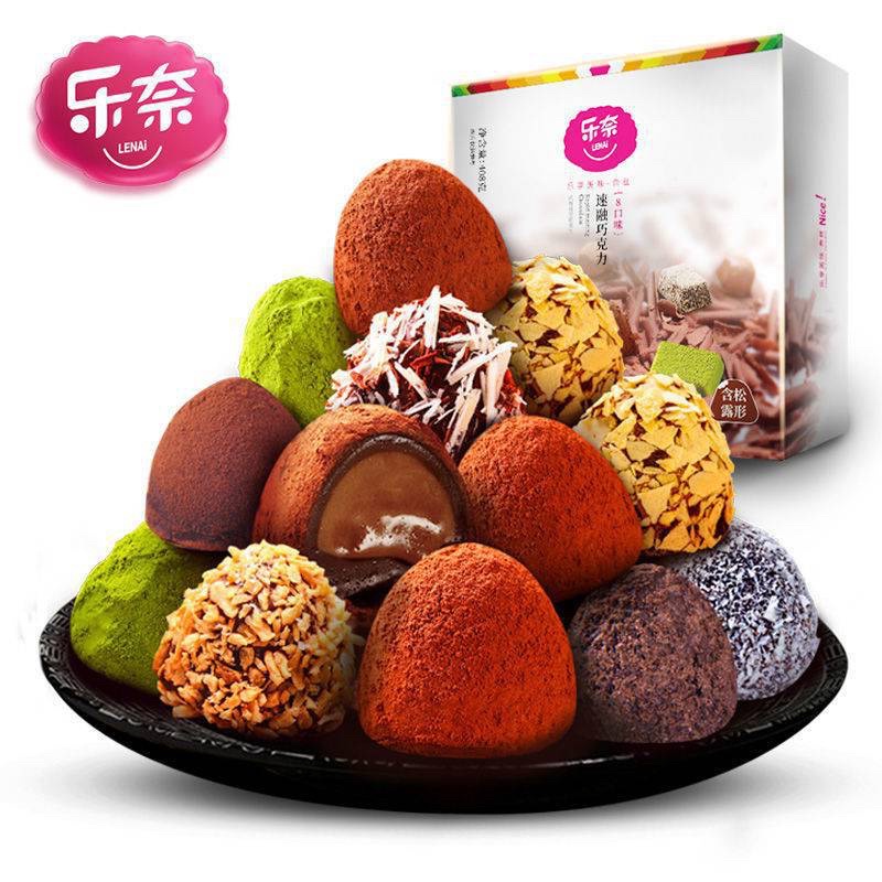[Sẵn mới] Nama socola LENAI 408g mix 8 vị (khoảng 50 viên)