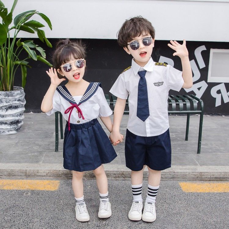 Bộ Trang Phục Biểu Diễn Phong Cách Hàn Quốc Mẫu Mới Thời Trang Mùa Hè Dành Cho Bé Trai Và Bé Gái 2022
