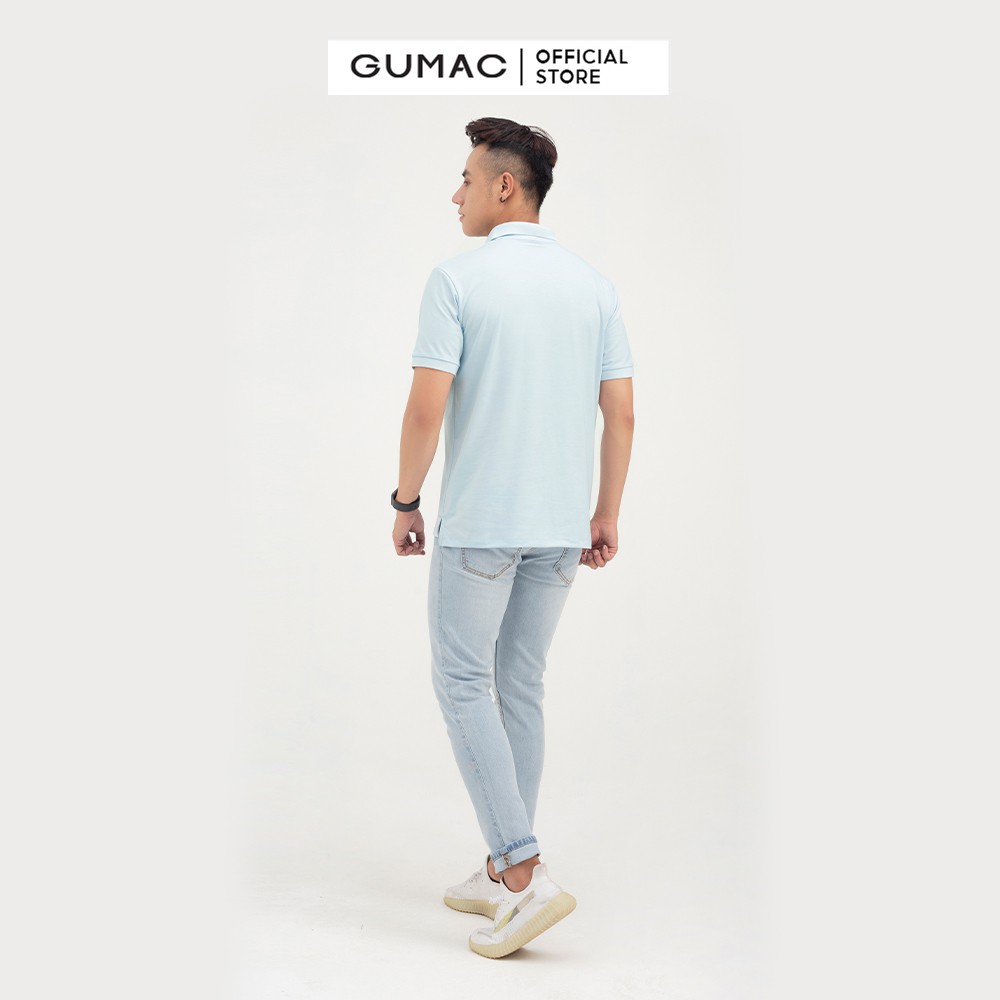 [Mã WABRGD12 giảm 10% đơn 250K] Áo polo nam bố thêu GUMAC năng động, lịch lãm ATNB851 | BigBuy360 - bigbuy360.vn