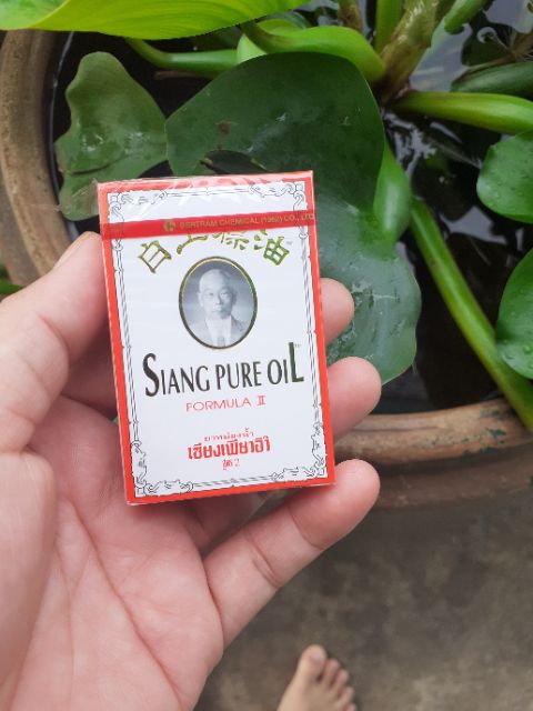 Dầu gió ông già Thái Lan Siang Pure Oil (Hàng Chính Hãng chuẩn nội địa thái) nước đỏ và nước trắng