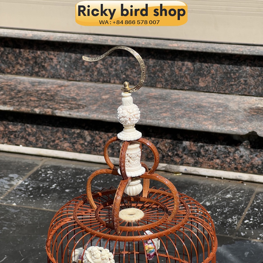 Puteh bird cage - Eight immortal design - P1689