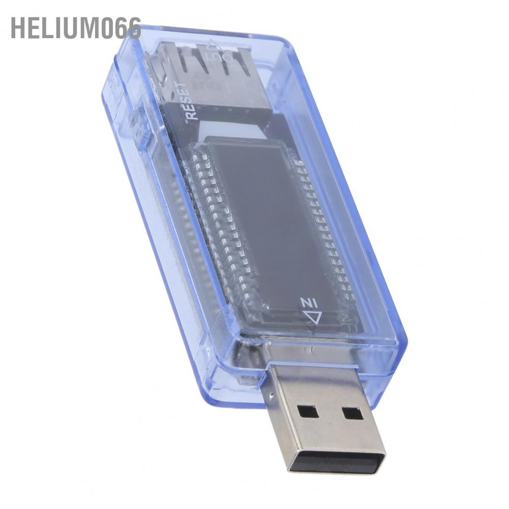 Bộ kiểm tra đồng hồ đo điện áp hiện tại của bác sĩ USB Màn hình LCD Có thể mang đi cho Điện thoại di động / Pin dự phòng / Bộ sạc 0-3A 4-20V Helium066