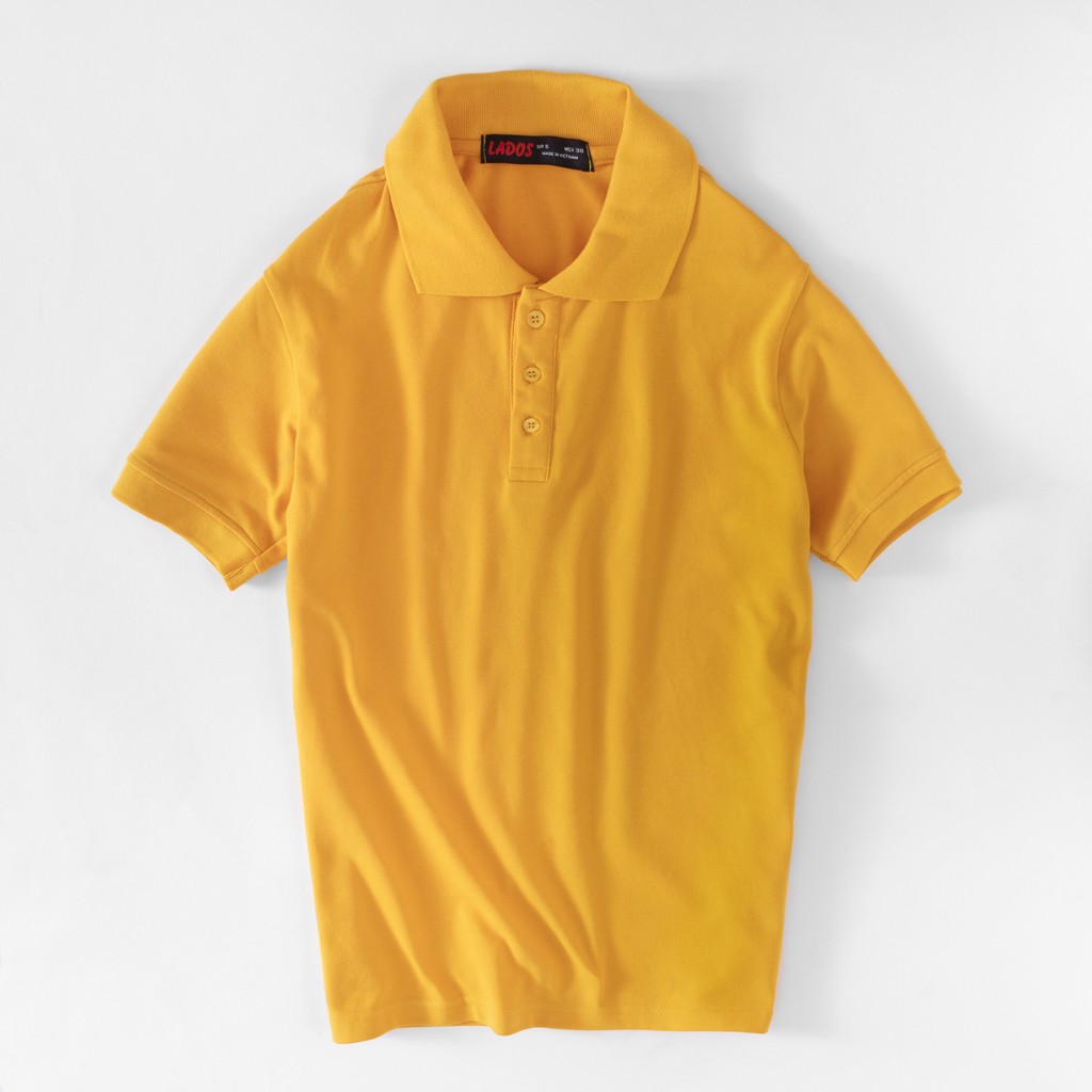 Áo thun cá sấu (polo) nhiều màu LADOS - 39043 chất vải dày dặn thấm hút mồ hôi