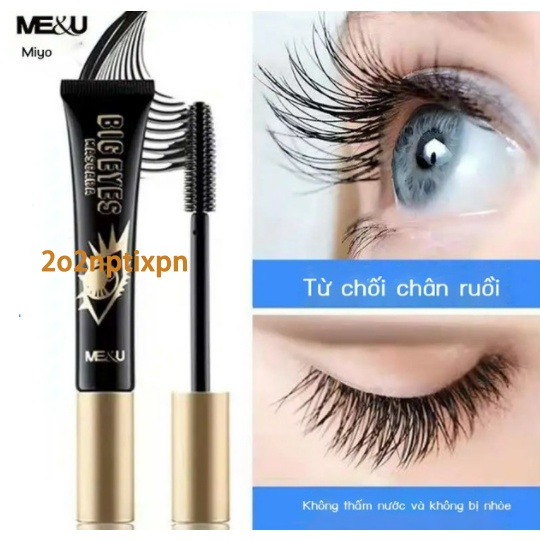 Mascara Miyue Big Eyes dày không vón cục không thấm nước vô cùng mảnh mai giúp dễ dàng uốn cong