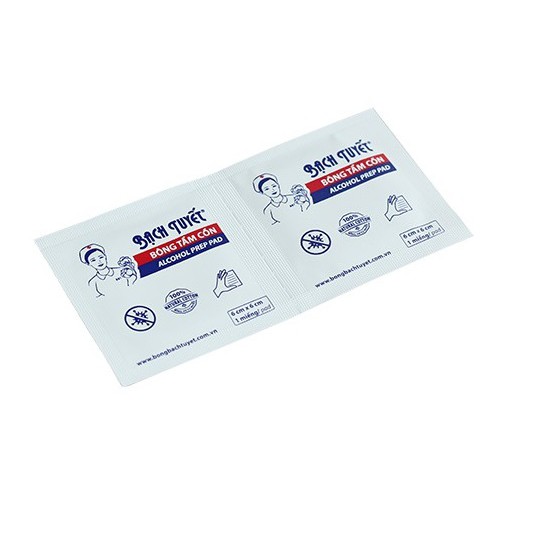 Bông Tẩm Cồn Bạch Tuyết - Alcol pad - Alcohol pad