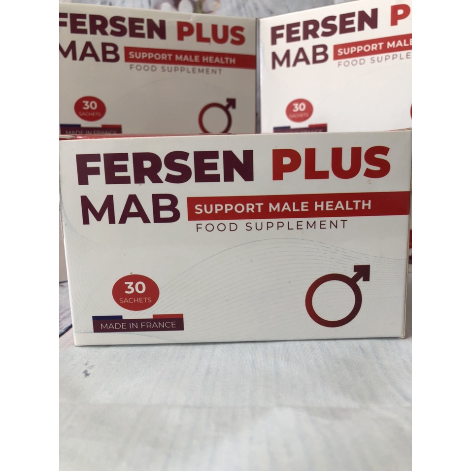 Fersen Plus Mab - Hỗ trợ và Cải thiện sinh lý nam giới hộp 30 gói