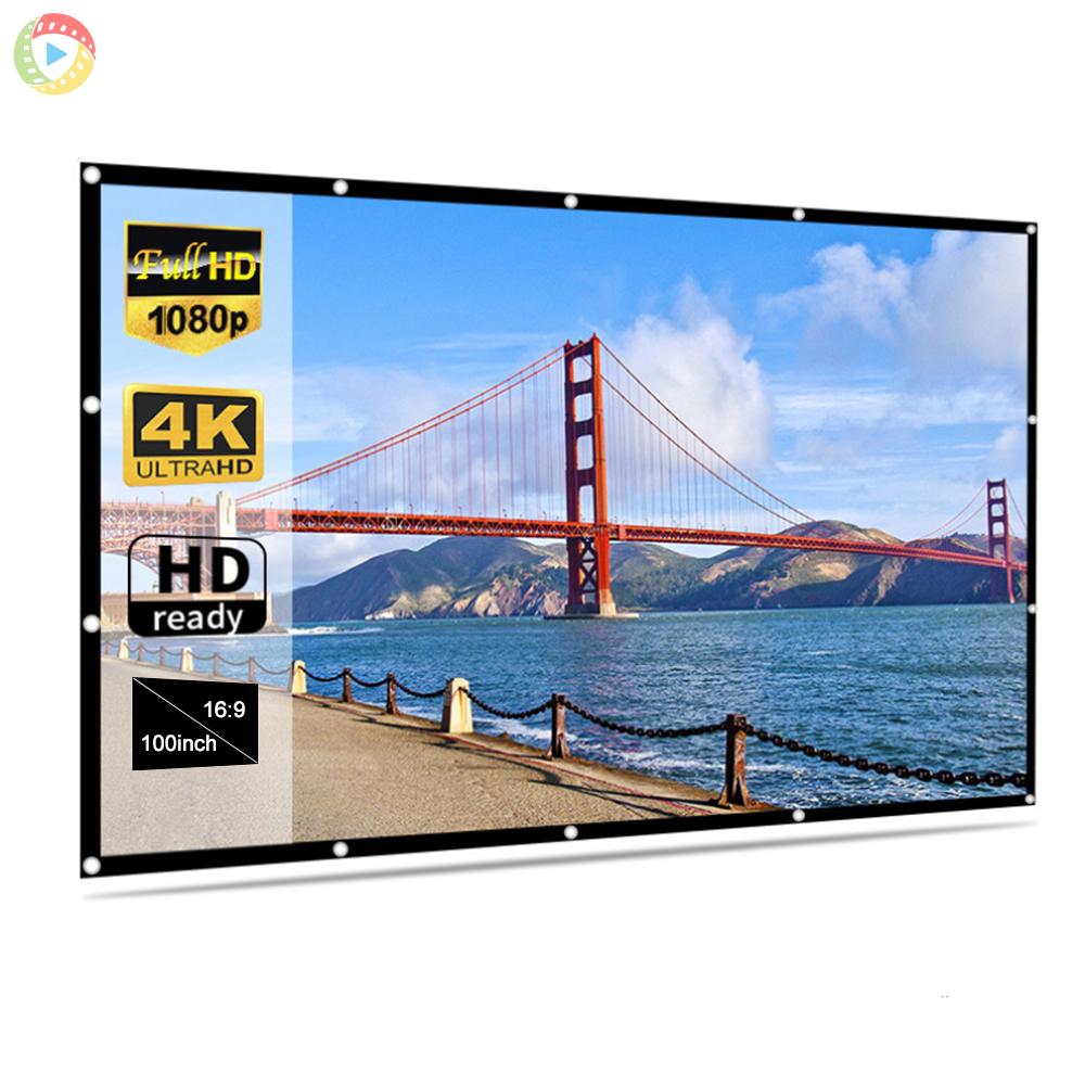 Màn Hình Máy Chiếu Treo Tường 150inch 16: 9