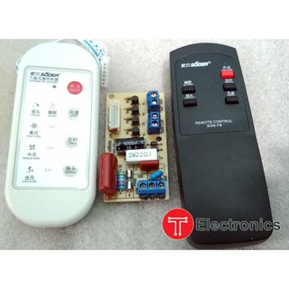 BỘ MẠCH ĐIỀU KHIỂN QUẠT TỪ XA ĐA NĂNG