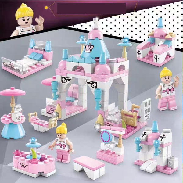MÔ HÌNH LẮP RÁP LEGO CÔNG VIÊN, LEGO NỮ HOÀNG BĂNG GIÁ CHO BÉ GÁI