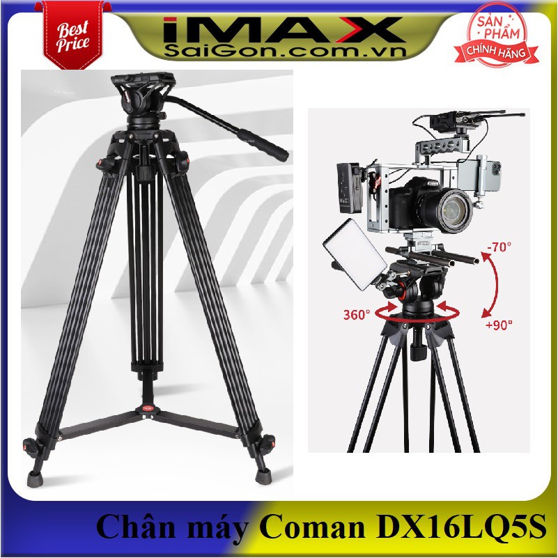 Chân máy quay Coman DX16LQ5S