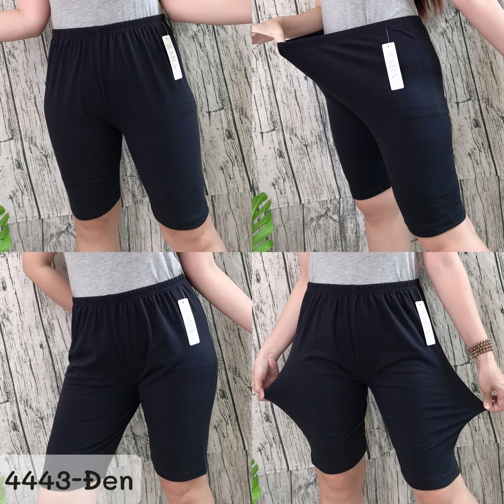 [ 3c 200k ] 4443 Quần ngố BIG SIZE trơn thun cotton co giãn