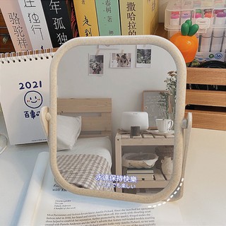 Gương Soi Trang Điểm Để Bàn 2 Mặt Gương Xoay 360 Độ