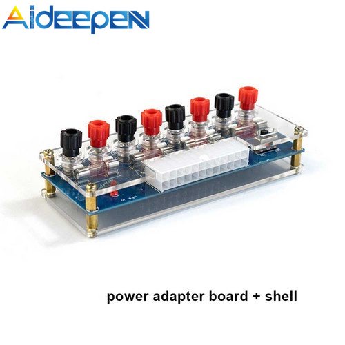 AIDEEPEN Mô đun kiểm tra nguồn ATX 24 chấu ZIQUCU có vỏ bọc tiện lợi