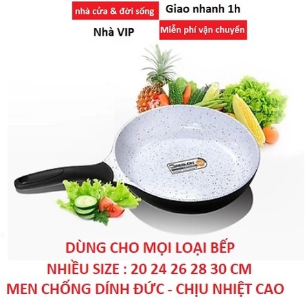 Chảo từ chống dính Ferroli - Rapido 3 lớp, cho mọi loại bếp 20-24-26-28-30cm