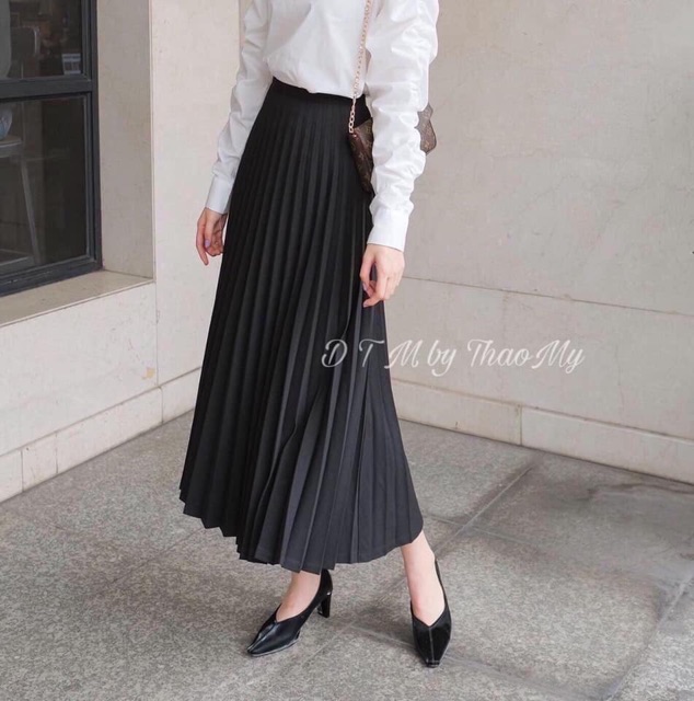 [ Mã WASTRUN4 giảm 10% tối đa 30K đơn 99K] Chân váy xếp ly dài loại 1 (QUẢNG CHÂU) | BigBuy360 - bigbuy360.vn