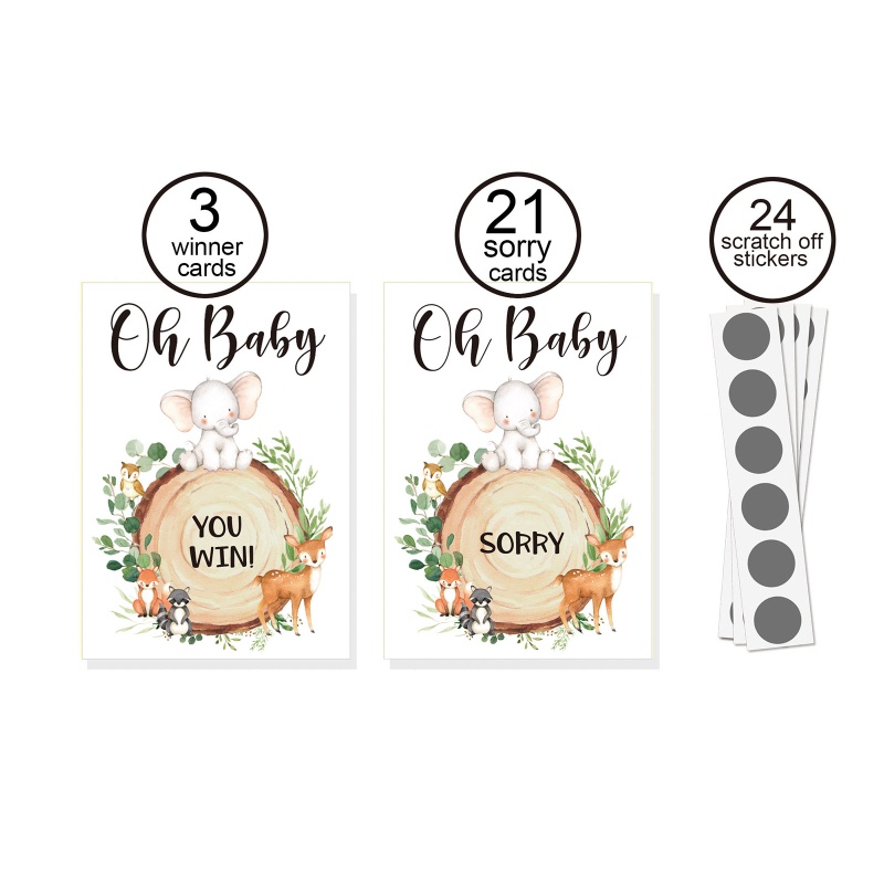 Bộ Thẻ Bài Trò Chơi Cào Móng Vui Nhộn Dành Cho Bé