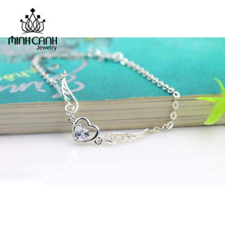 Lắc Tay Bạc Nữ Đôi Cánh Thiên Thần - Minh Canh Jewelry