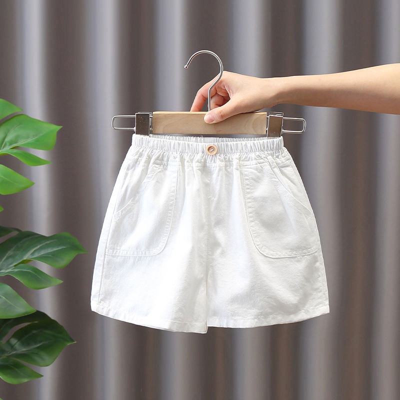 Quần Short Cotton Trơn Mỏng Phong Cách Nhật Hàn Thời Trang Mùa Hè Mới 2022 Cho Bé Trai