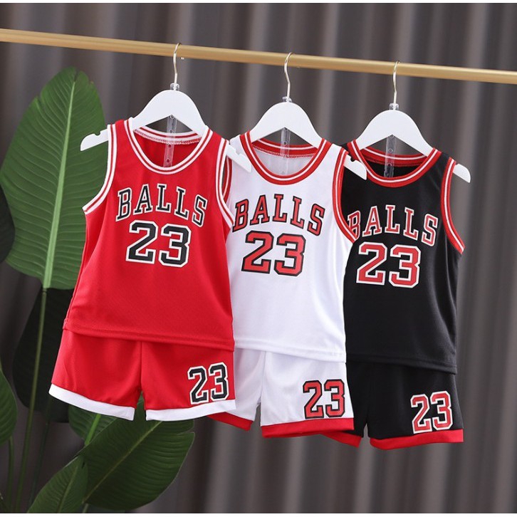 Set Đồ Thể Thao 2 Món Thời Trang Mùa Hè Cho Bé Bộ Đồ Thể Thao Bóng Rổ Dáng Rộng Thoáng Khí Dành Cho Trẻ 23 23