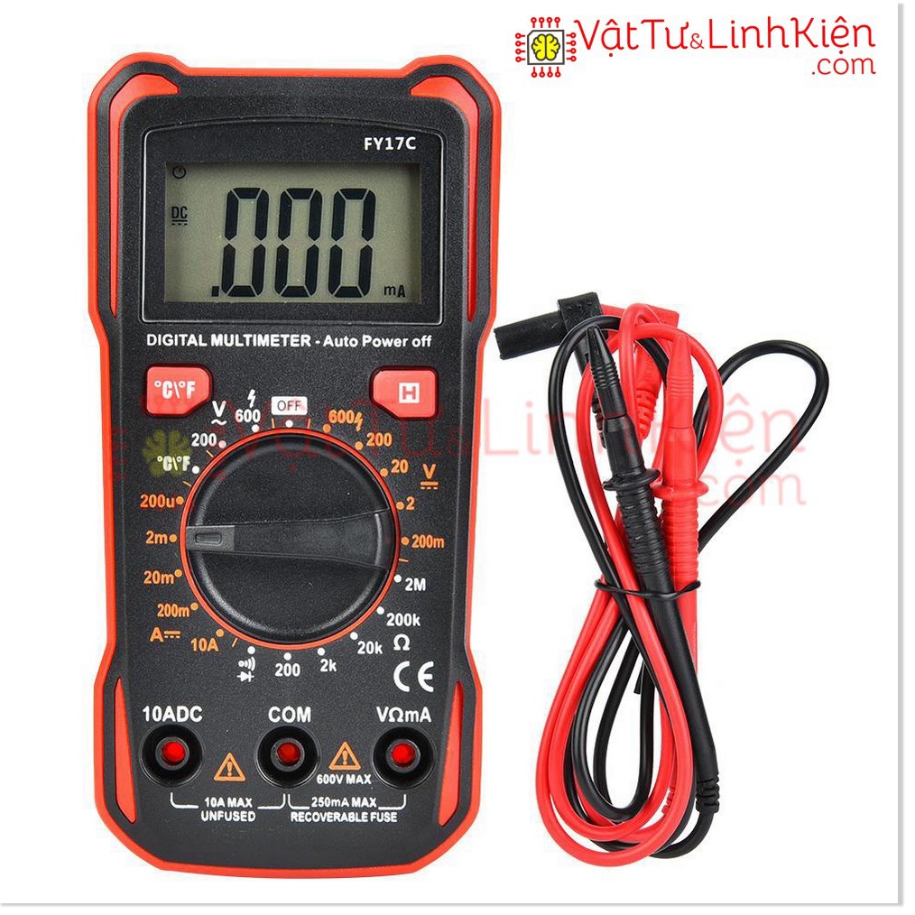 Đồng Hồ Vạn Năng Kỹ Thuật Số Mini Đa Chức Năng Cao Với Bộ Khuếch Đại Volt Và Điện Áp Diode