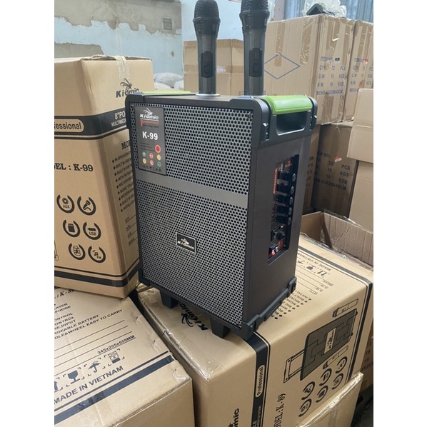 Loa kéo K99 2 tấc thùng gỗ