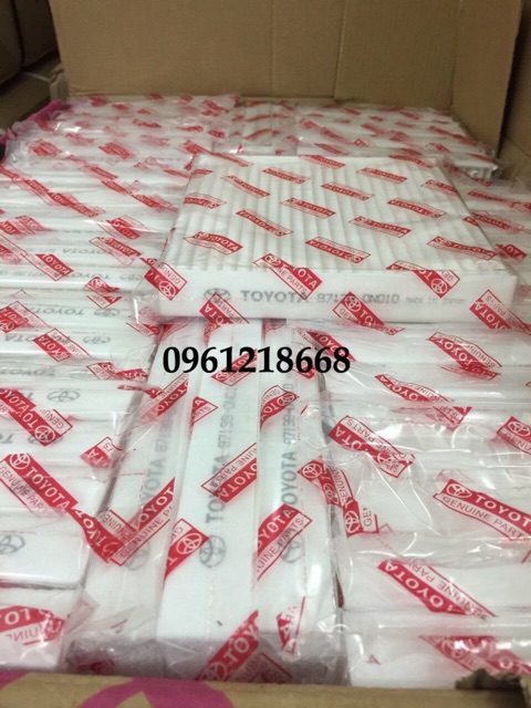 Lọc gió điều hoà than cacbon Innova, Vios, Fortuner, Hilux, Camry Altis chung chia đời