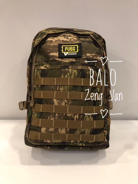 Balo phượt chiến thuật nguỵ trang rằn ri PUBG