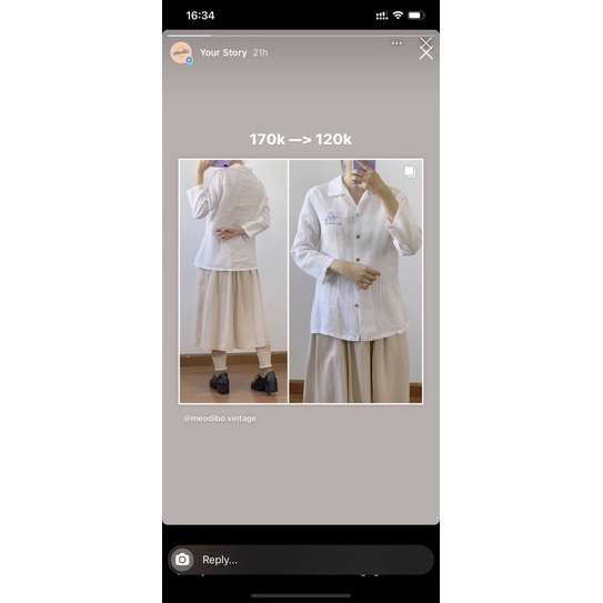 áo linen trắng