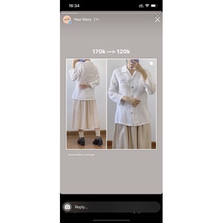 áo linen trắng