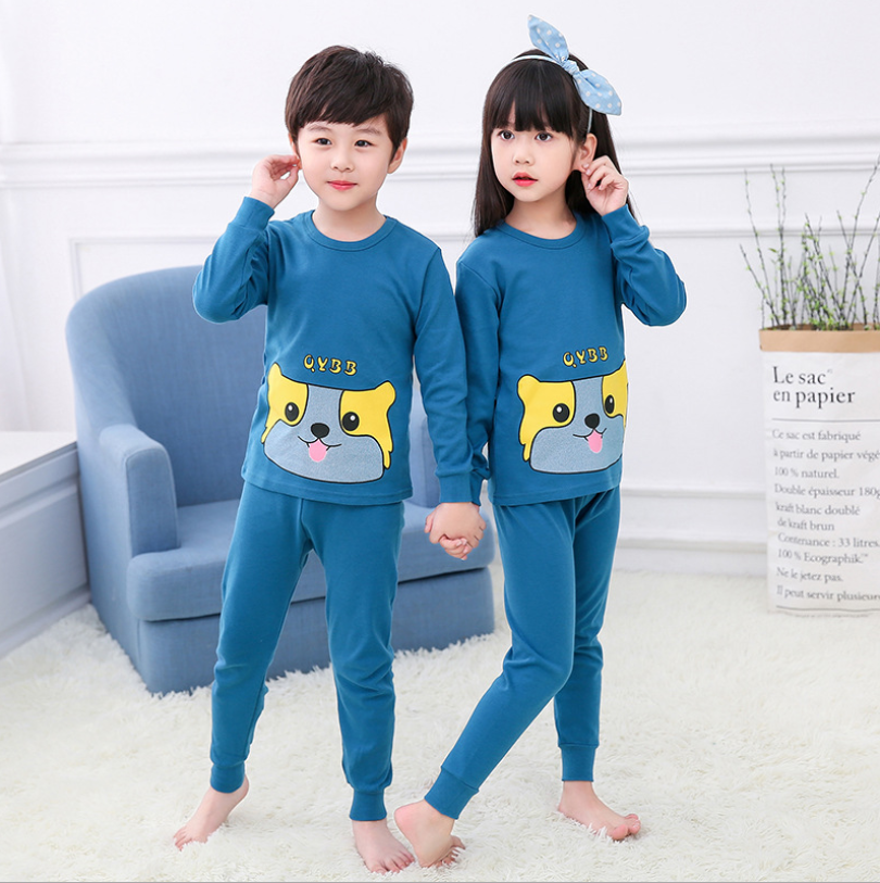 Set Đồ Bộ Dài Tay In Hình Dễ Thương Cho Bé Từ 15-40kg 100% Cotton