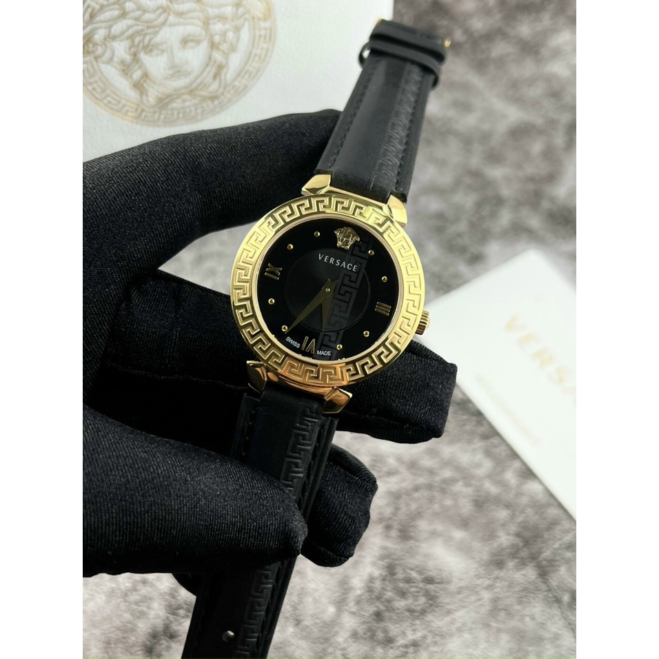 Đồng hồ Versace Daphnis Black nữ cao cấp -Máy quazt-  36mm- Bảo hành 24 tháng