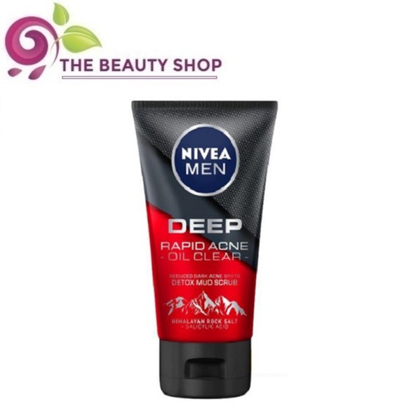 Sữa rửa mặt sạch sâu Nivea Men Deep Himalaya 100g