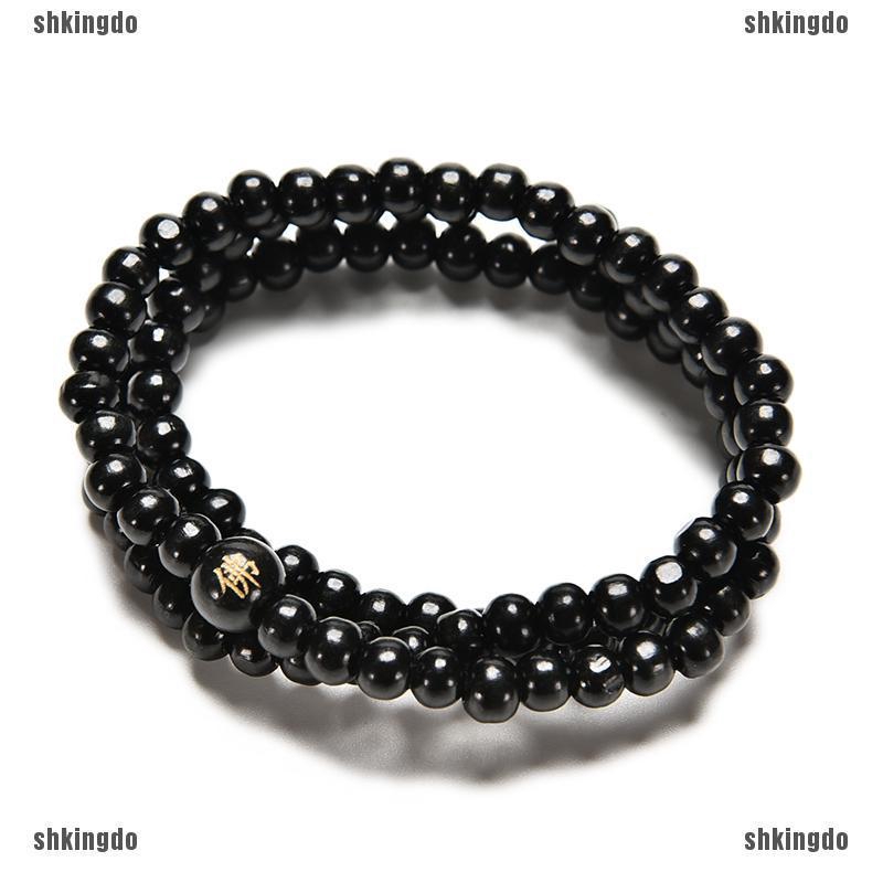 Vòng Tay Chuỗi Hạt Gỗ Phong Cách Phật Giáo