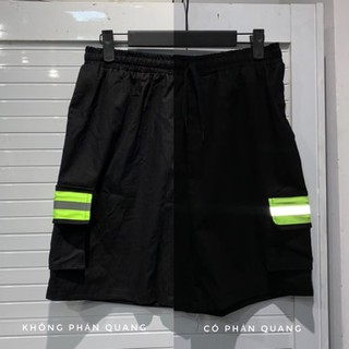 Quần short túi hộp phản quang v2