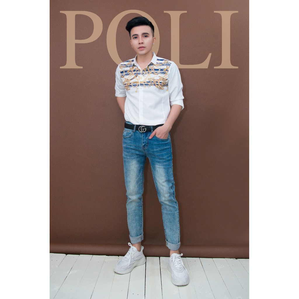 Sơ mi họa tiết thủy thủ