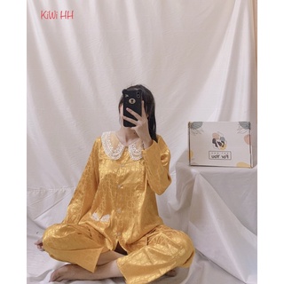 Bộ bầu và mặc sau sinh Dio cổ ren cúc dọc có khoá ti tiện cho con bú