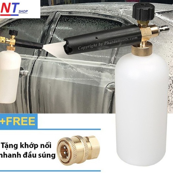 Bình Phun Tạo Bọt Tuyết Mini ( rửa xe 1 lít ) bình bọt tuyết