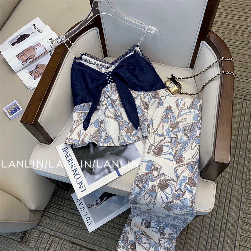 Set Áo Thun Ngắn Tay + Quần Dài Thời Trang Nữ Cỡ Lớn