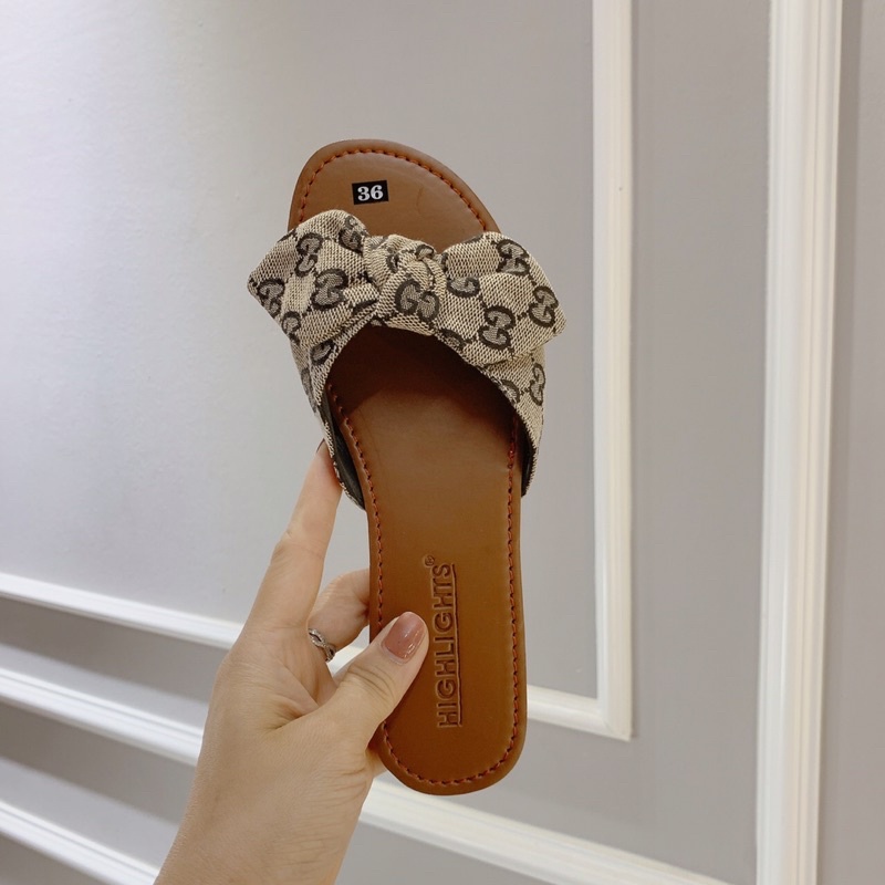 HÀNG CÓ SẴN ❄️dép lê gắn nơ♥️❄️