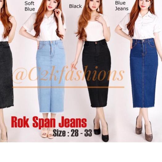 Quần Jeans Nữ Dài 5.5 X Paling Laris X C2K Fashions Rok Span 7 / 9 / Rok Je | BigBuy360 - bigbuy360.vn