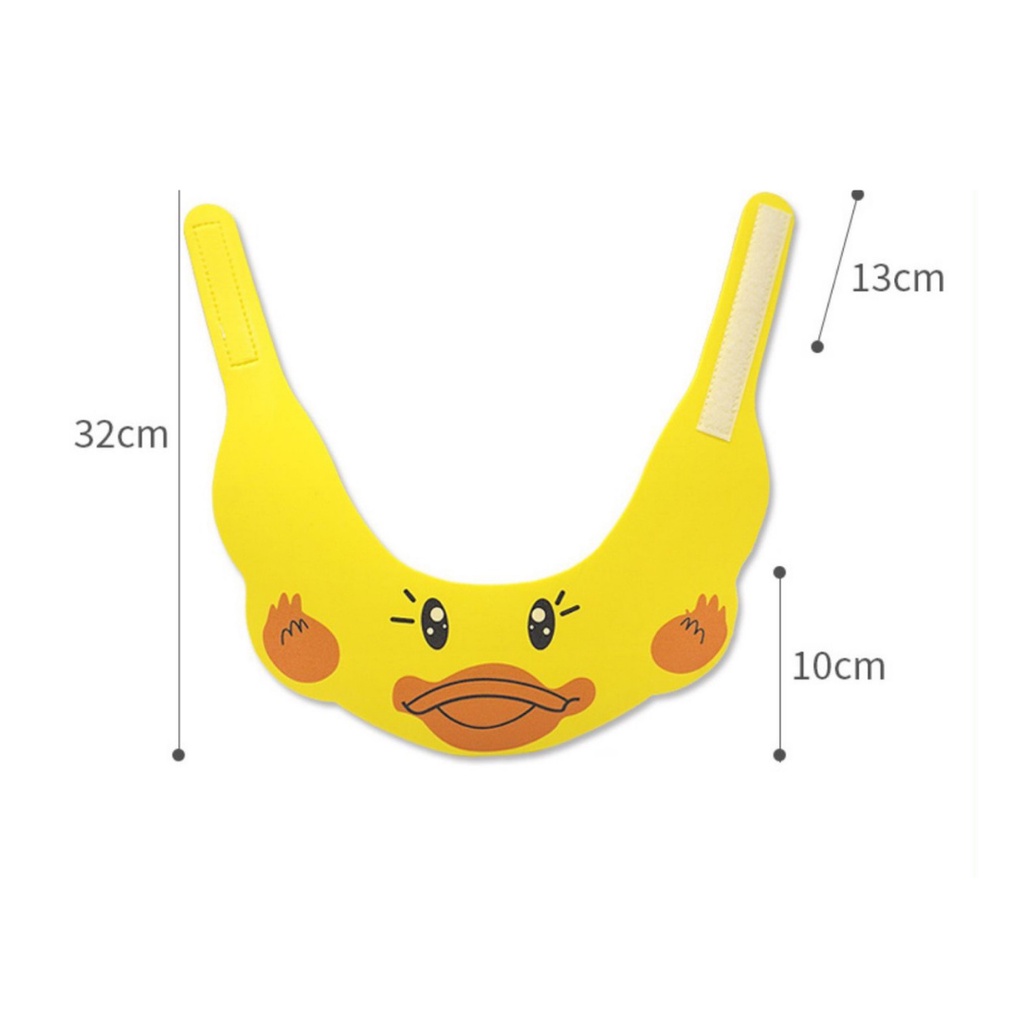 Mũ Tắm Bé, Nón Gội Đầu Che Nước Cho Bé, Chất Liệu Xốp Mút Co Giãn Mềm, Nhẹ Êm Đầu - K62