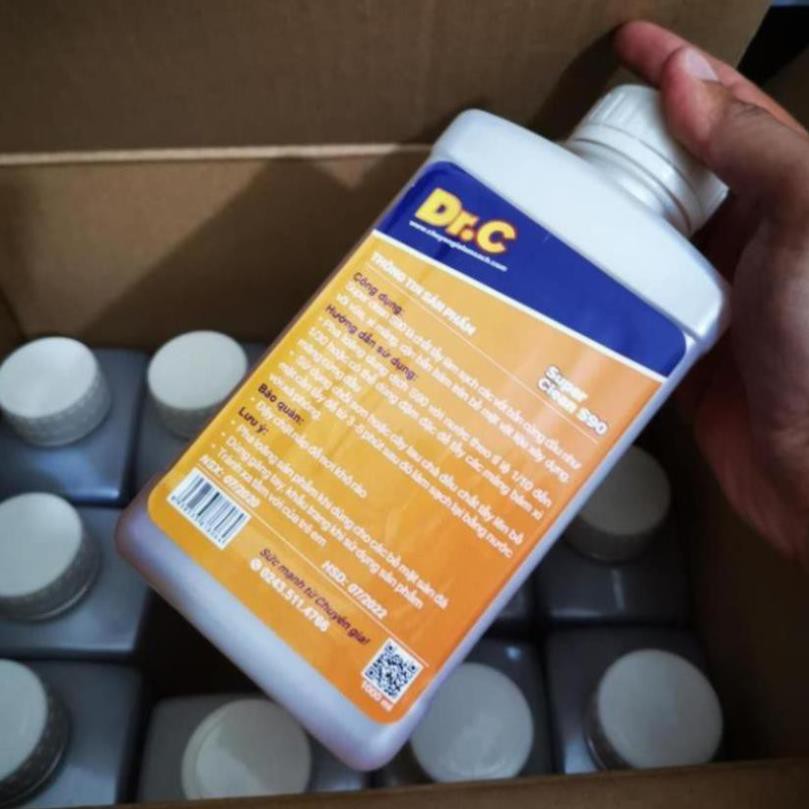 Dung dịch cọ nền nhà, đồ men sứ ố vàng Dr.C