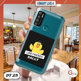 Ốp lưng VSMART LIVE 4 dẻo trong in hình