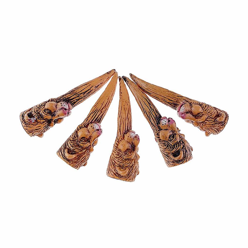 Bộ 5 Vỏ Bọc Ngón Tay Hóa Trang Halloween Loại 3