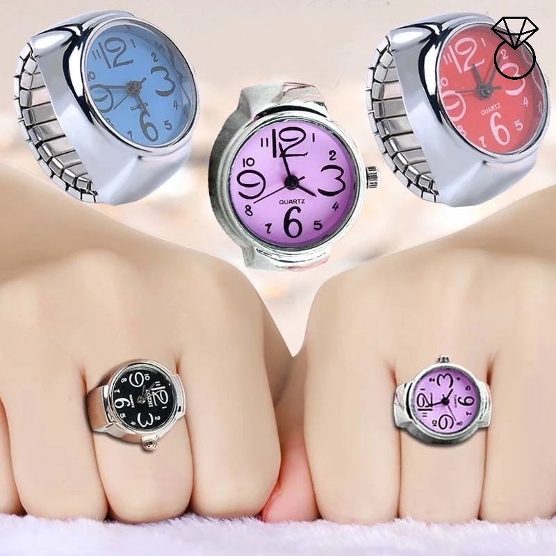 Nhẫn Đồng Hồ Quartz Cho Nam Nữ