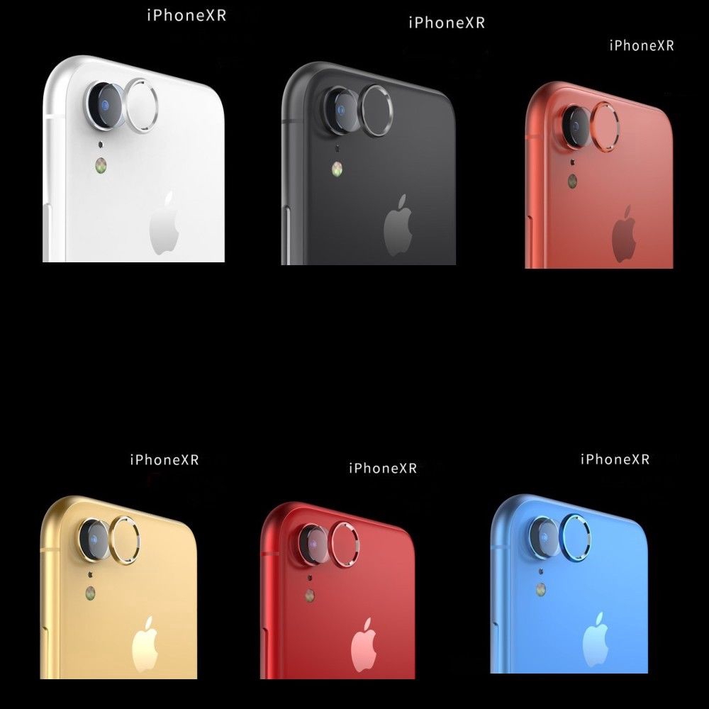 Vòng kim loại đeo bảo vệ camera sau cho điện thoại iPhone XR