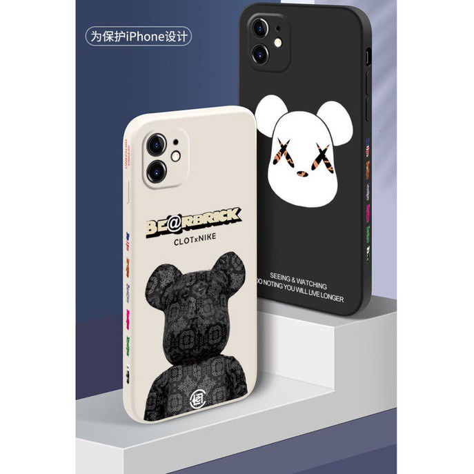 Ốp điện thoại silicon có họa tiết viền dễ thương cho IPhone 6 6sPlus 7 8Plus SE X XS XR XSMAX 11 11pro 11promax Ddd2