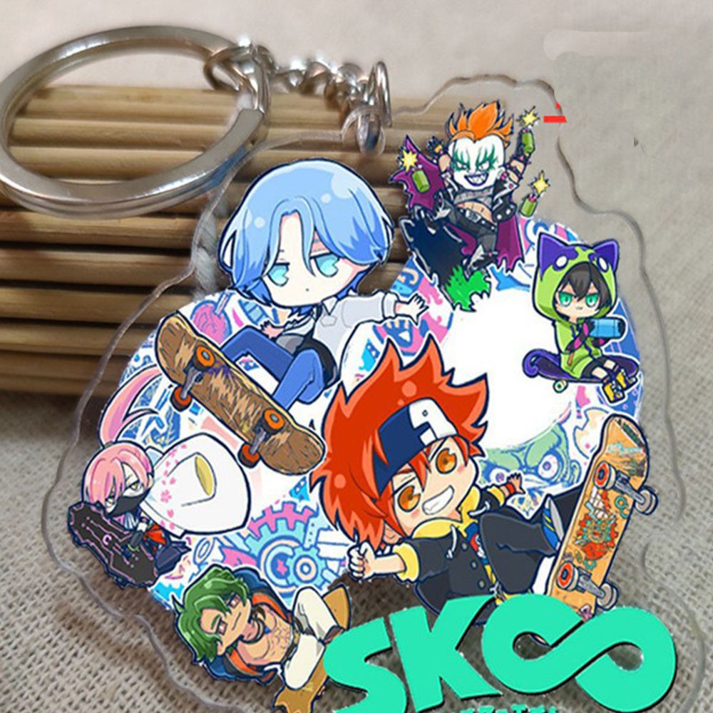 Móc chìa khóa bằng acrylic hình nhân vật anime SK8 Infinite Langa hasegawa thời trang