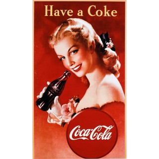 Tranh Thiếc (Poster kim loại) Chủ Đề "Nước giải khát"